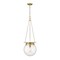 Z-Lite Calhoun Pendant, 1-Light, 13 In.W x 14.75 In.H, Heritage Brass/Clear seedy 7506P13-HBR - alternate 8